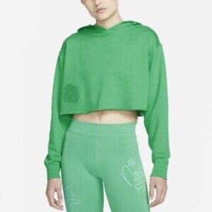 Nike women’s MaMa pullover cropped hoodie NWT L
